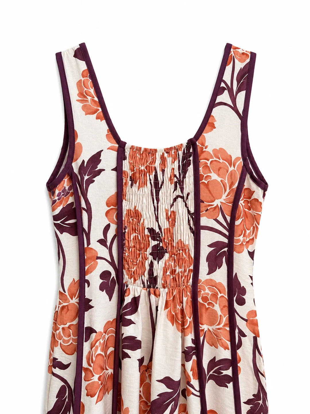 Vestido Largo Estampado Floral para Mujer