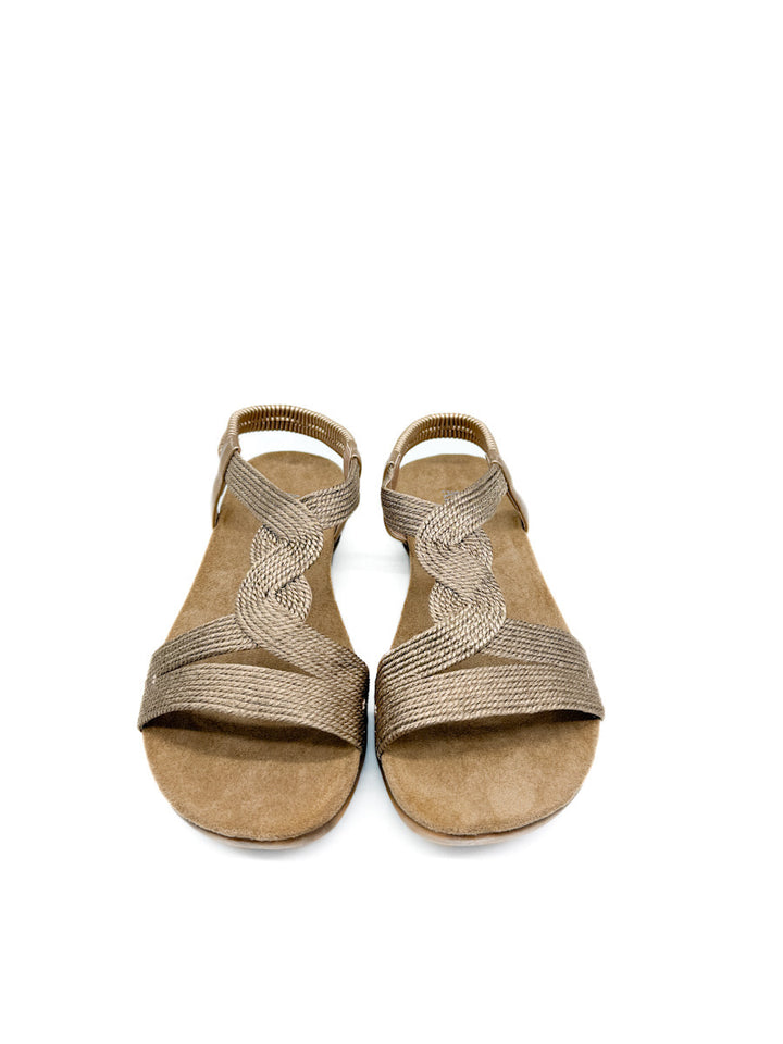 Sandalias Planas Detalle Tiras Trenzadas