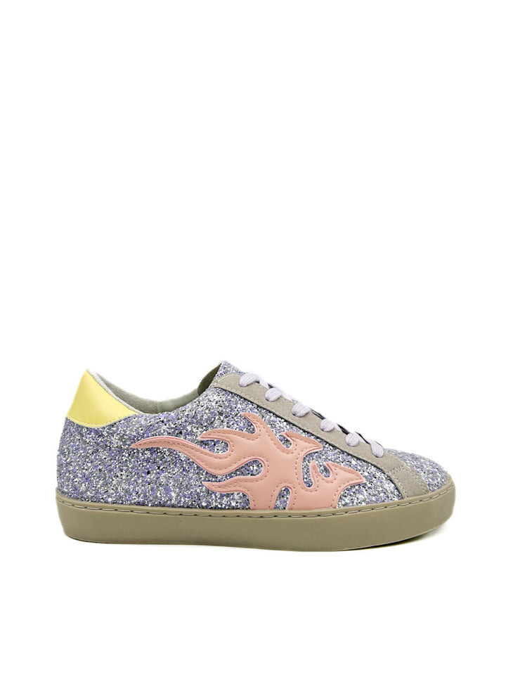Zapatillas Purpurina Para Mujer Referencia H9065
