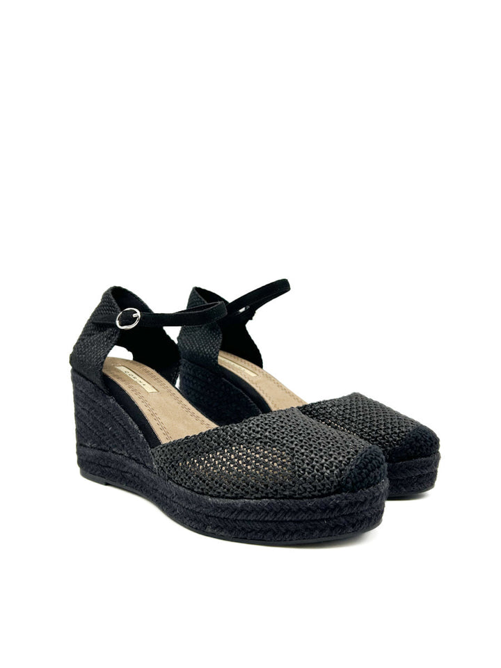 Alpargatas Cuña Efecto de Crochet Corina M5390