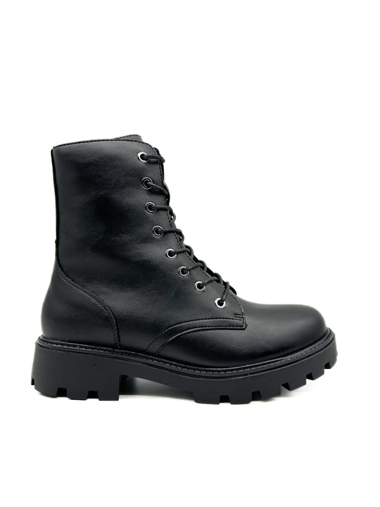 Bota Militar Negro Mujer AV3343 Negro
