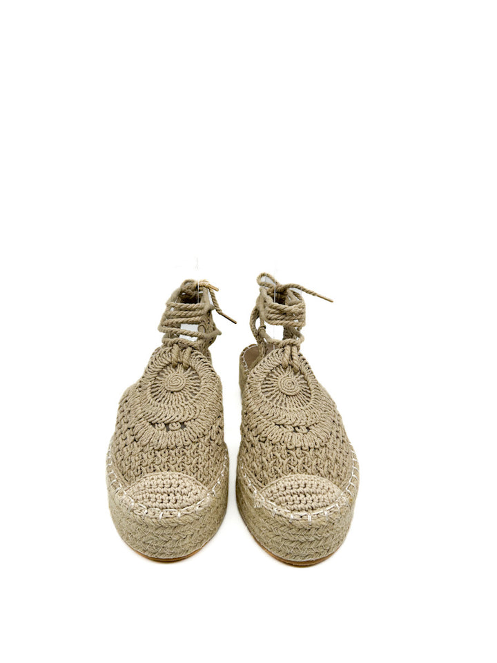 Esparteñas con Plataforma Crochet NK507