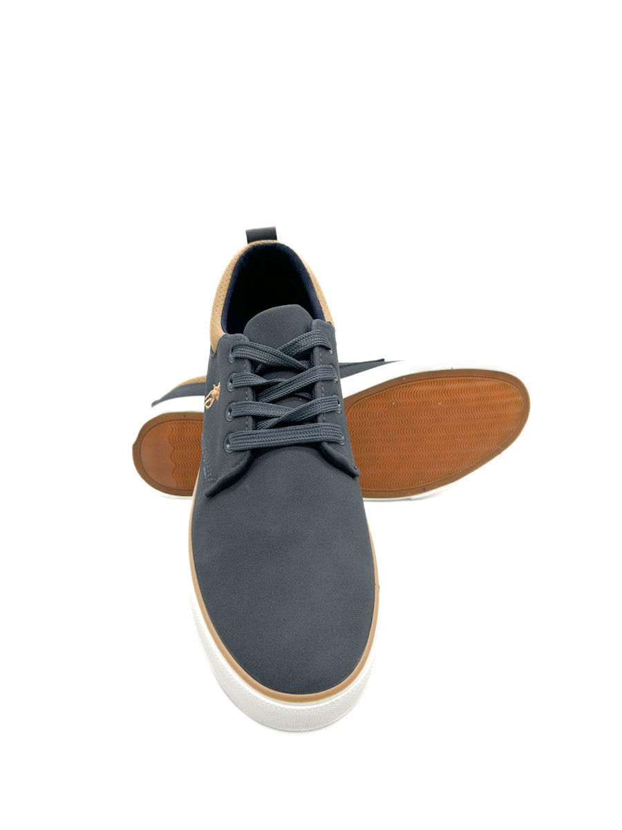 Zapatilla Baja Piel De Sintética Para Hombre