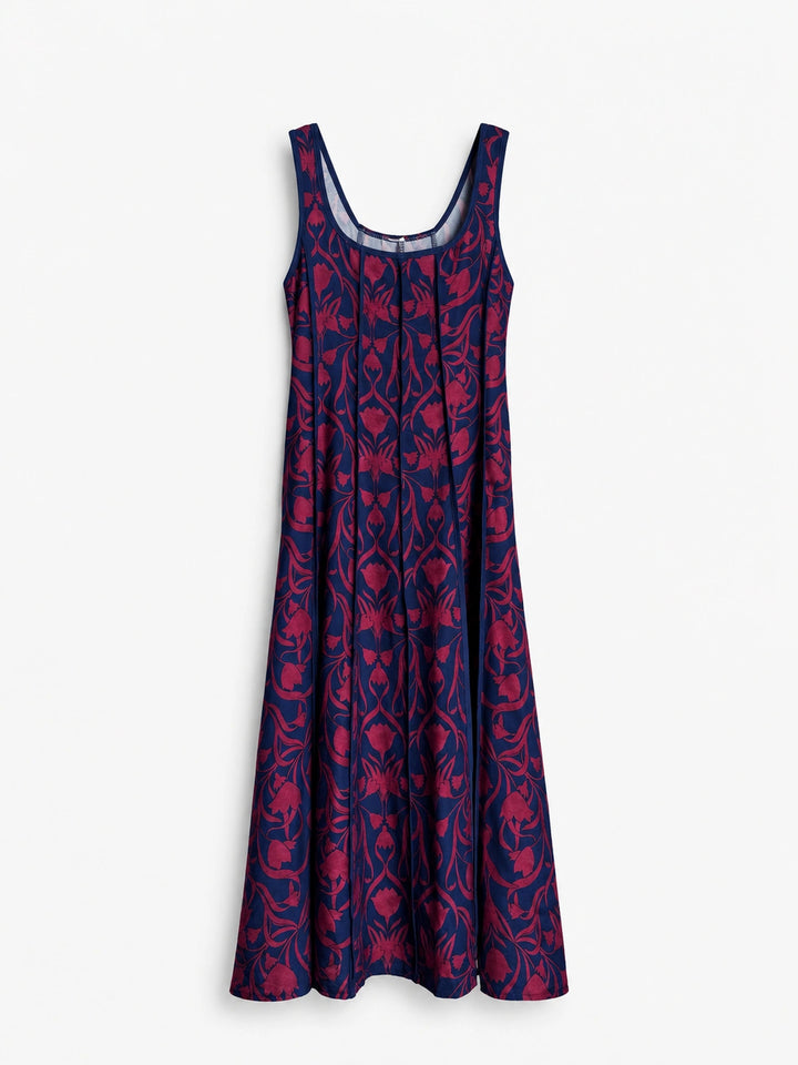 Vestido Largo Estampado Floral para Mujer