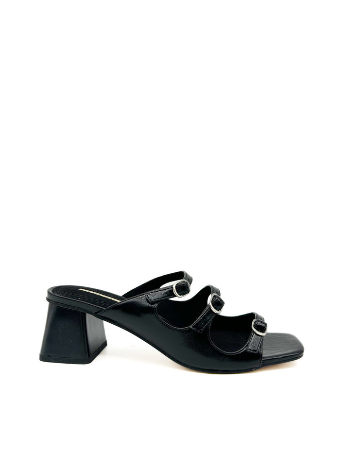 Sandalias de Tacón Medio con Hebillas Ajustables Corina M5371