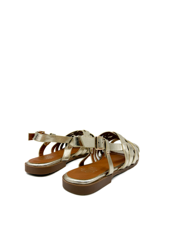 Sandalias Planas con Tiras Entrelazadas