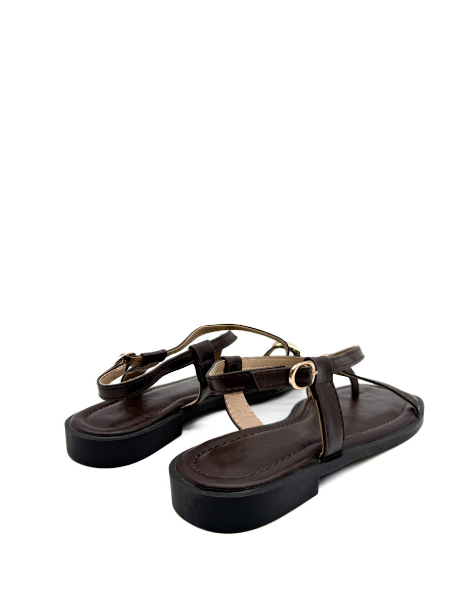 Sandalias de dedo con minimalistas con tiras finas