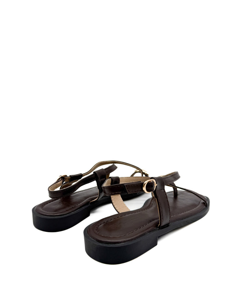 Sandalias de dedo con minimalistas con tiras finas