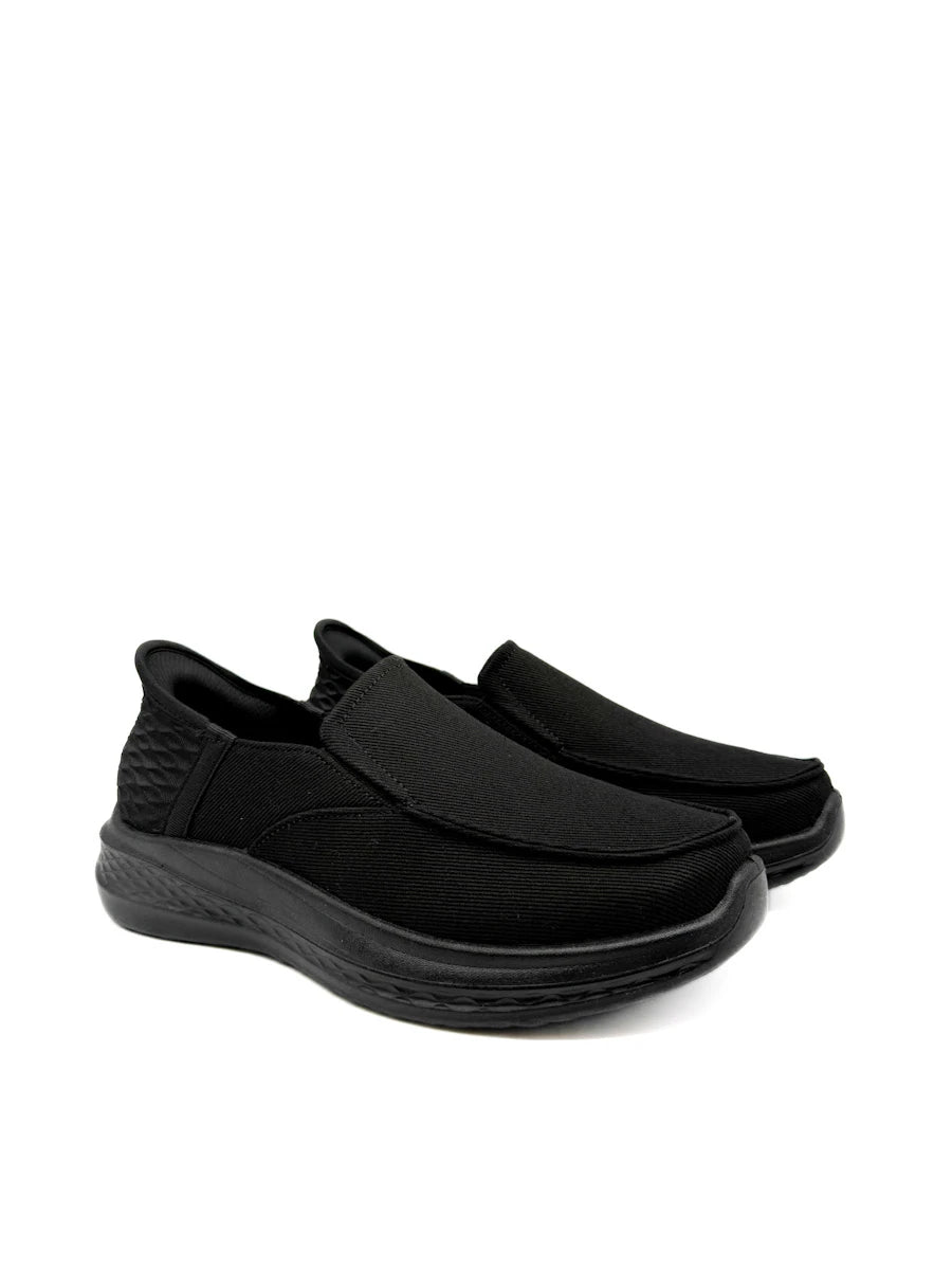 Mocasines Deportivos de Lona para Hombre Calzado Confort Slip-On