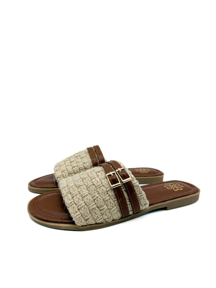 Sandalias de Esparto con Hebillas para el Verano