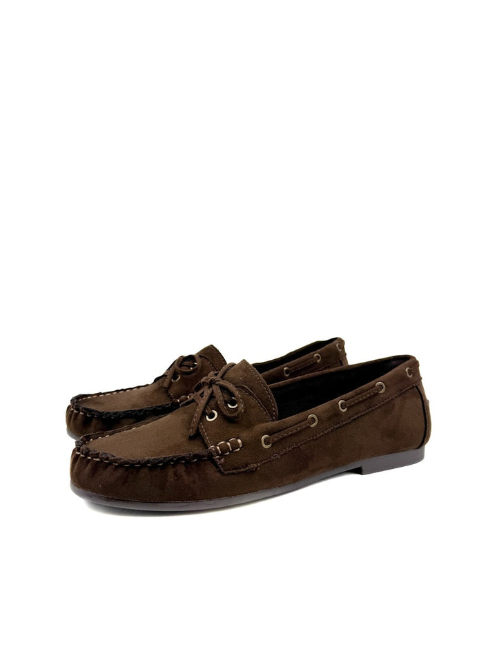 Mocasines Clásicos en Antelina Estilo Elegante Corina M5685