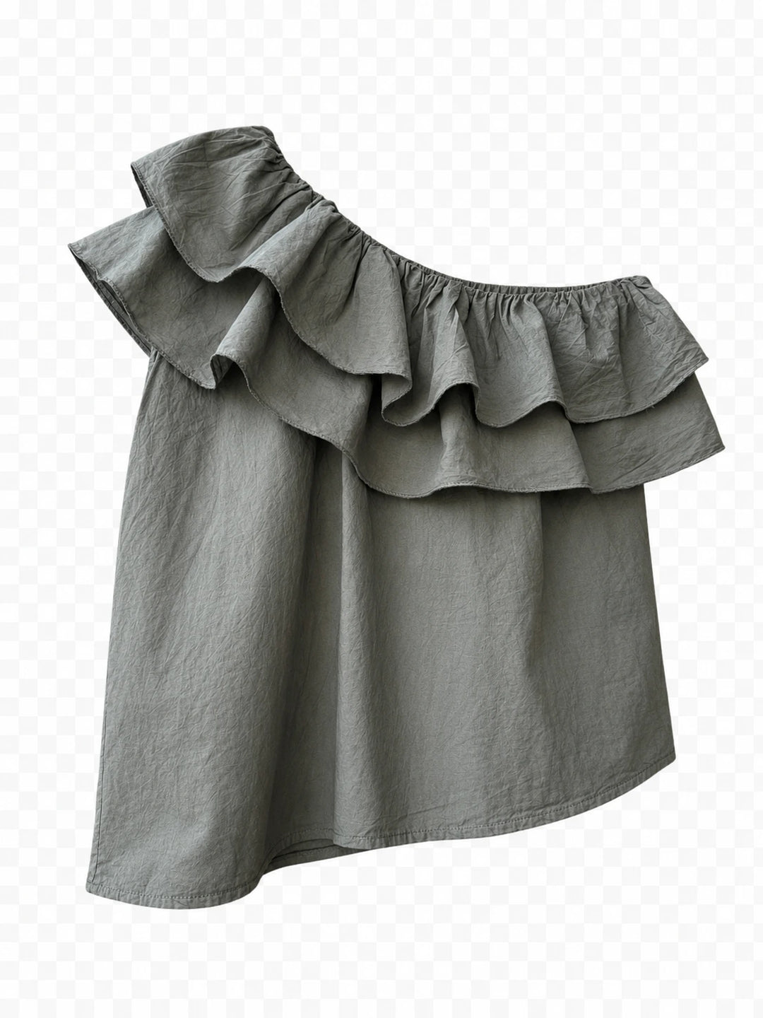 Blusa One Shoulder con Volantes | Elegancia y Estilo
