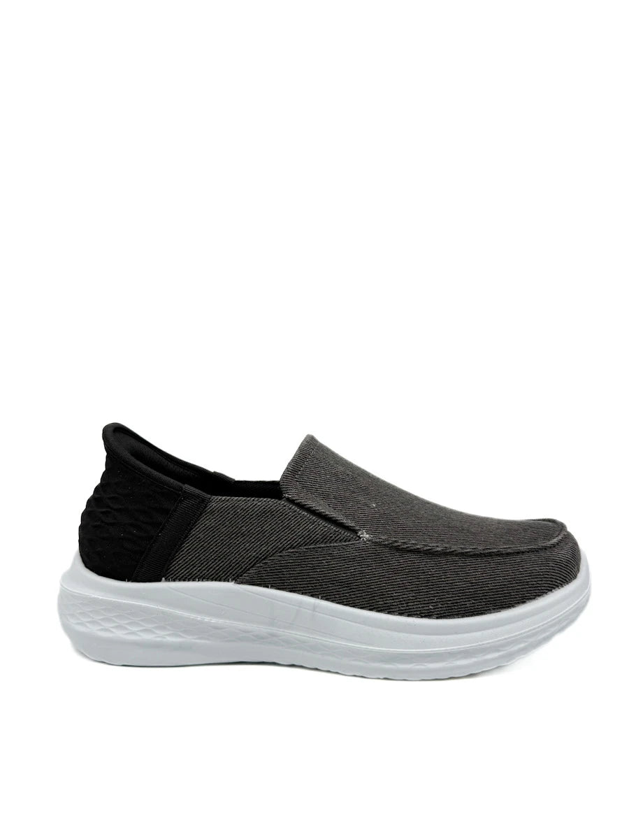 Mocasines Deportivos de Lona para Hombre Calzado Confort Slip-On