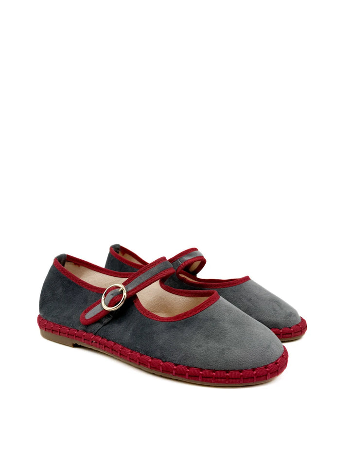 Merceditas de Terciopelo Bicolor