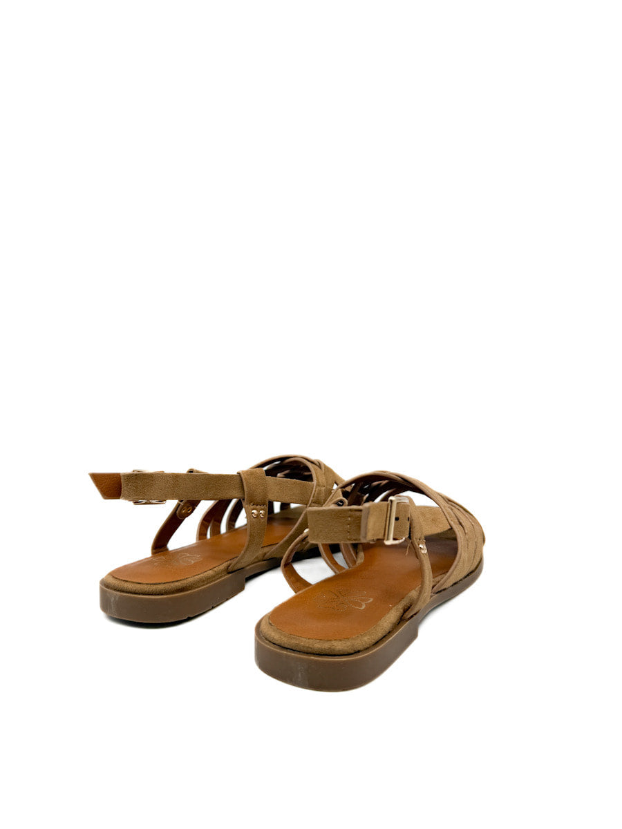 Sandalias Planas con Tiras Entrelazadas