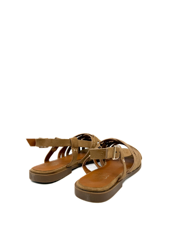 Sandalias Planas con Tiras Entrelazadas