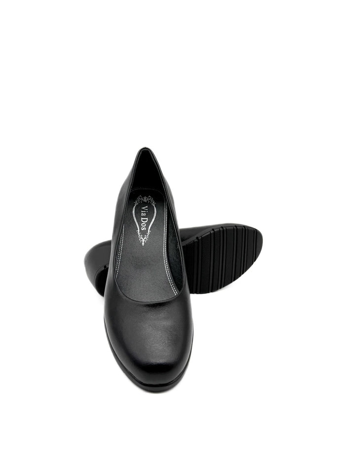 Zapatos de Salón con Tacón Ancho y Plataforma Cómodos