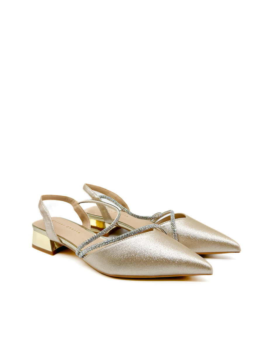 Zapatos de Fiesta Tacón Bajo Brillantes 588-391