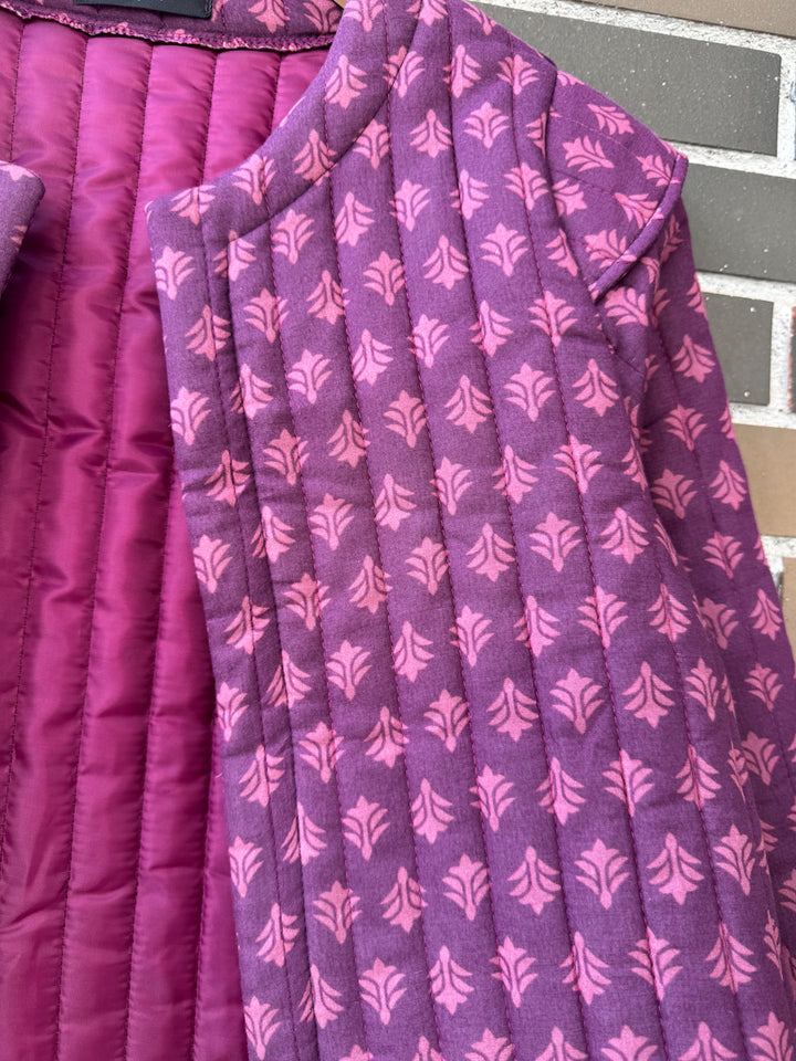 Chaqueta artesanal acolchada de algodón