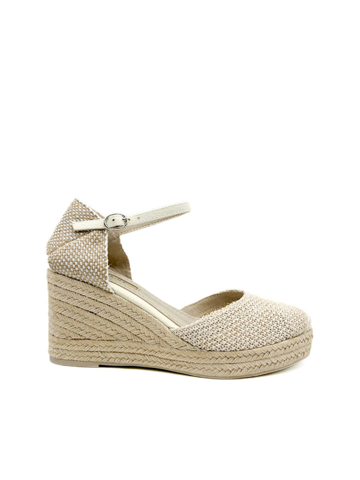 Alpargatas Cuña Efecto de Crochet Corina M5390