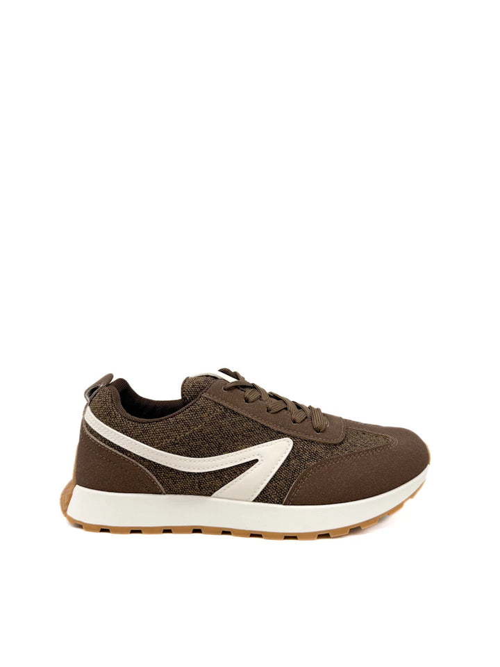 Zapatillas Deportivas Marrones Retro Runner