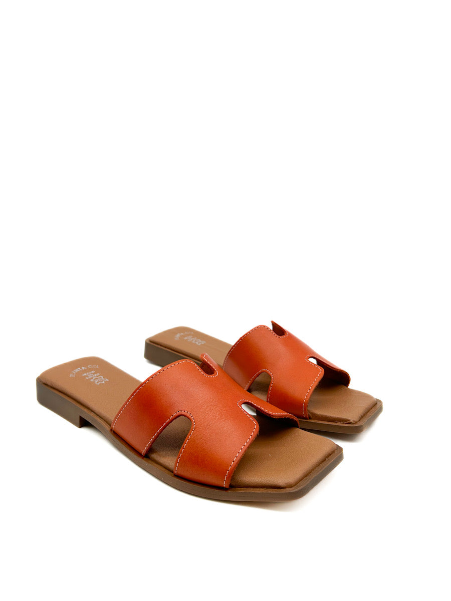 Sandalias Mules  Piel Mujer