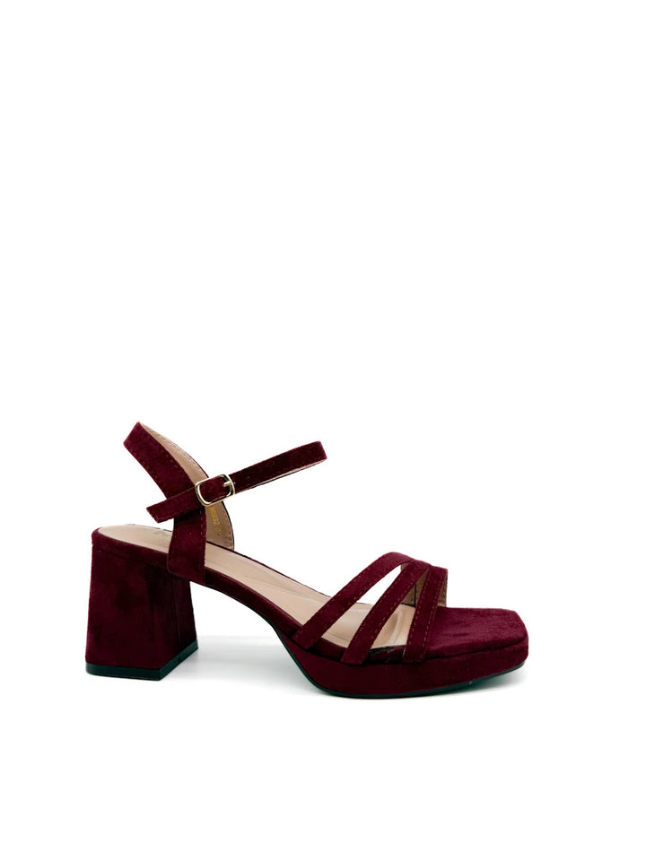 Sandalias de Fiesta con Plataforma y Tacón Ancho