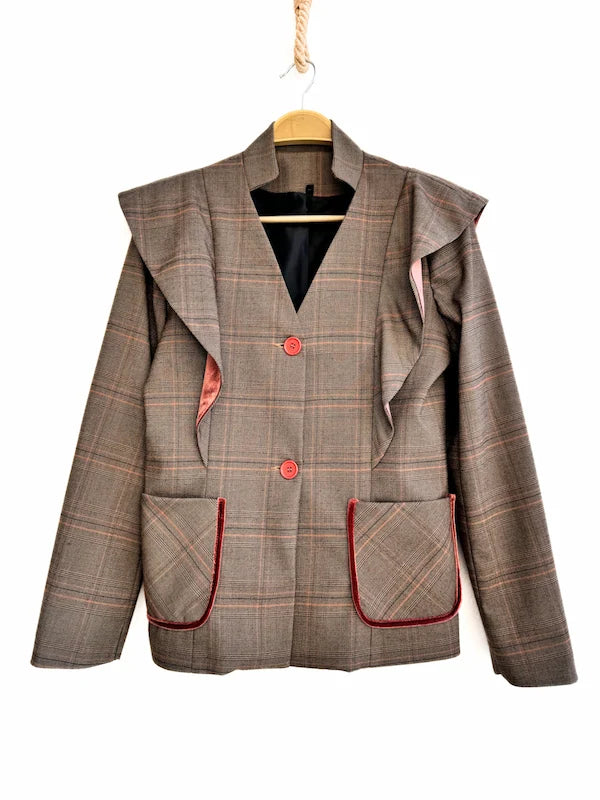 Chaqueta Volantes