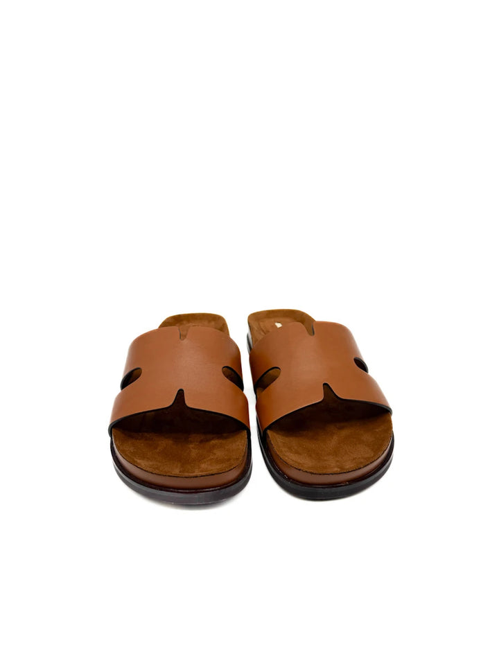 Sandalias Pala Corina en Piel Sintética con Diseño Troquelado