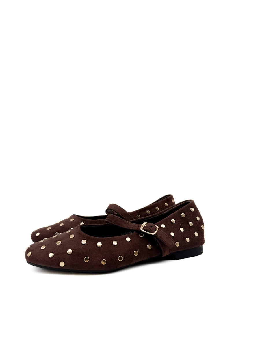 Bailarinas Mary Jane de Antelina con Tachuelas