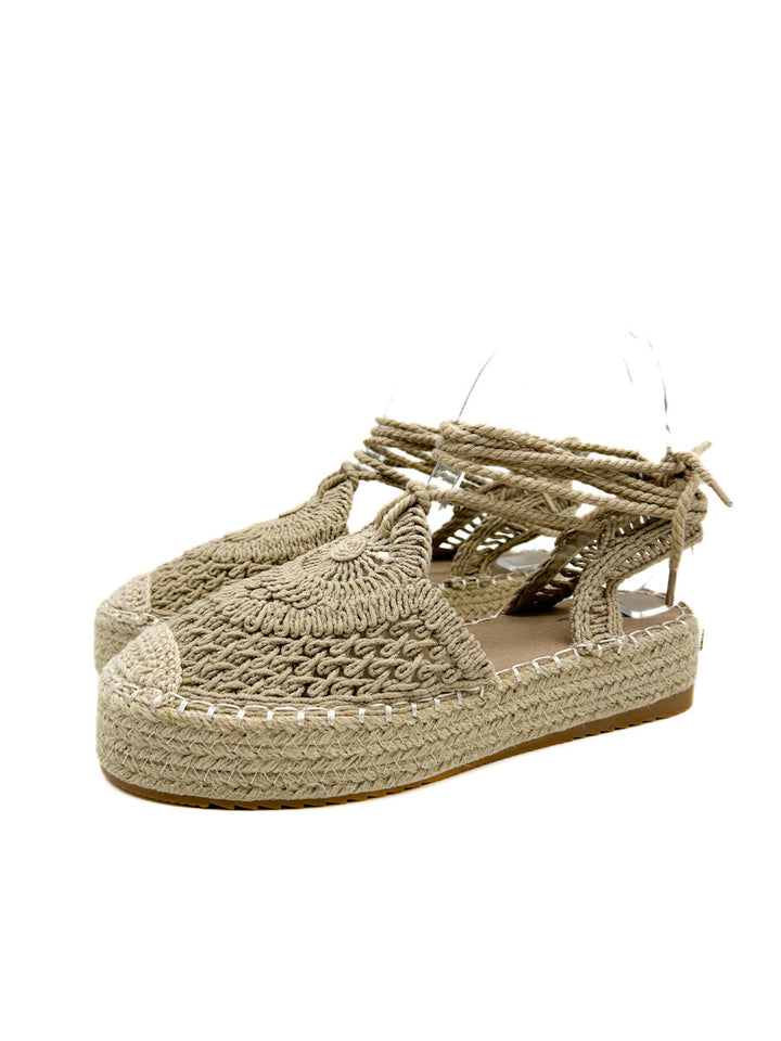 Esparteñas con Plataforma Crochet NK507