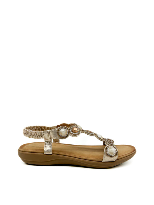 Sandalias Piedras Mujer Referencia HXD30 Oro