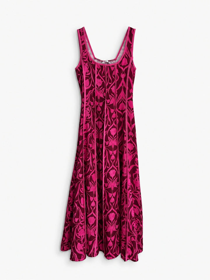 Vestido Largo Estampado Floral para Mujer