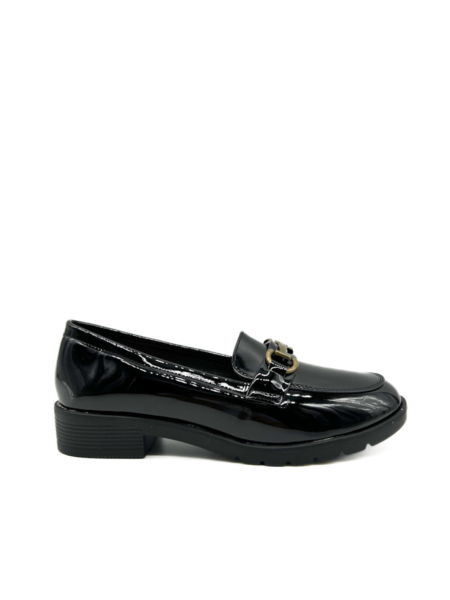Mocasín Charol Mujer Referencia 5308 Negro
