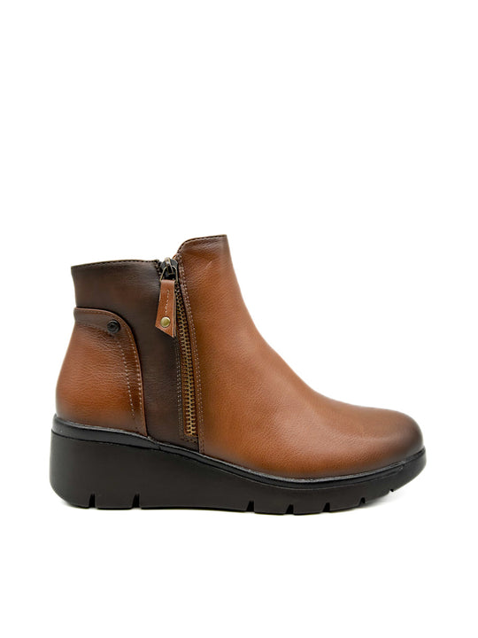Botines Cuña de Mujer Referencia 5057 Cuero