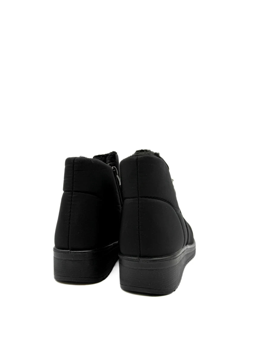 Botines de Nieve Impermeables con Doble Cremallera y Forro Peluche