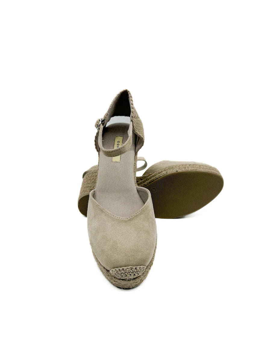 Alpargatas Corina Estilo de Valencianas en Cuña de Antelina y Yute