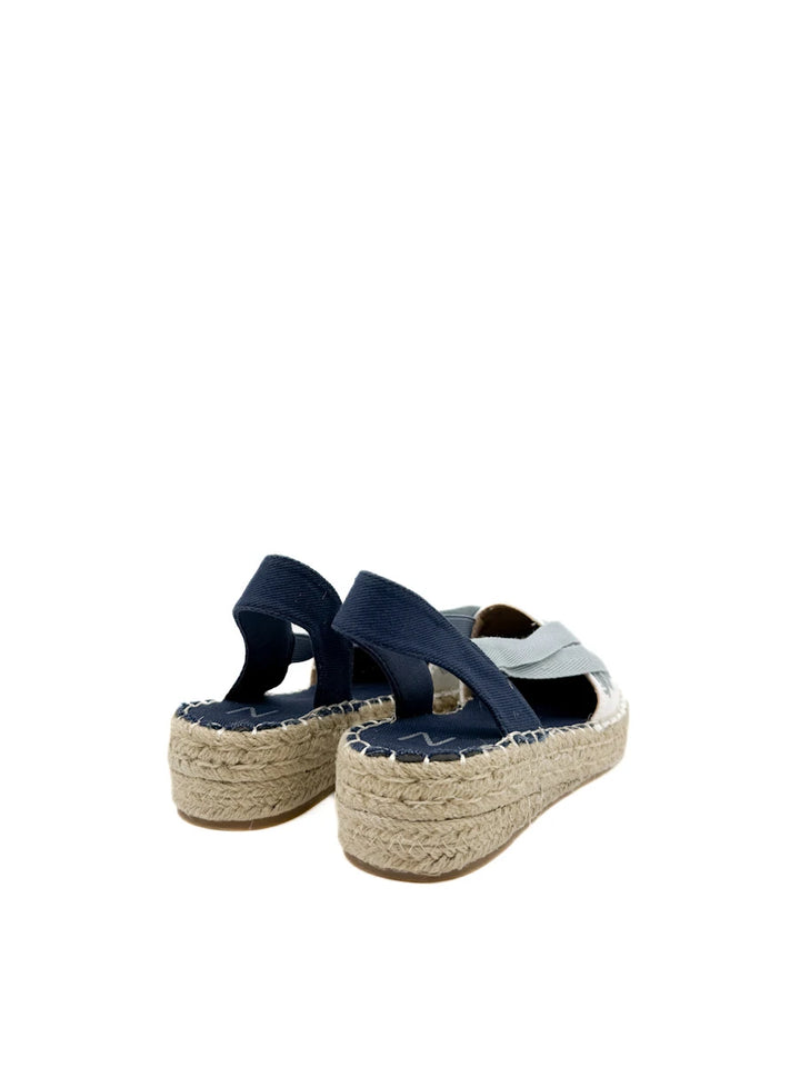 Alpargatas de Plataforma con Cintas Elásticas Intercaladas – Estilo Boho de Verano