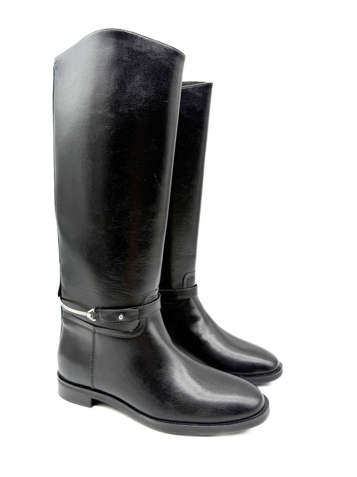 Botas altas con Tira Decorativa de Hebilla Removible Corina M5830