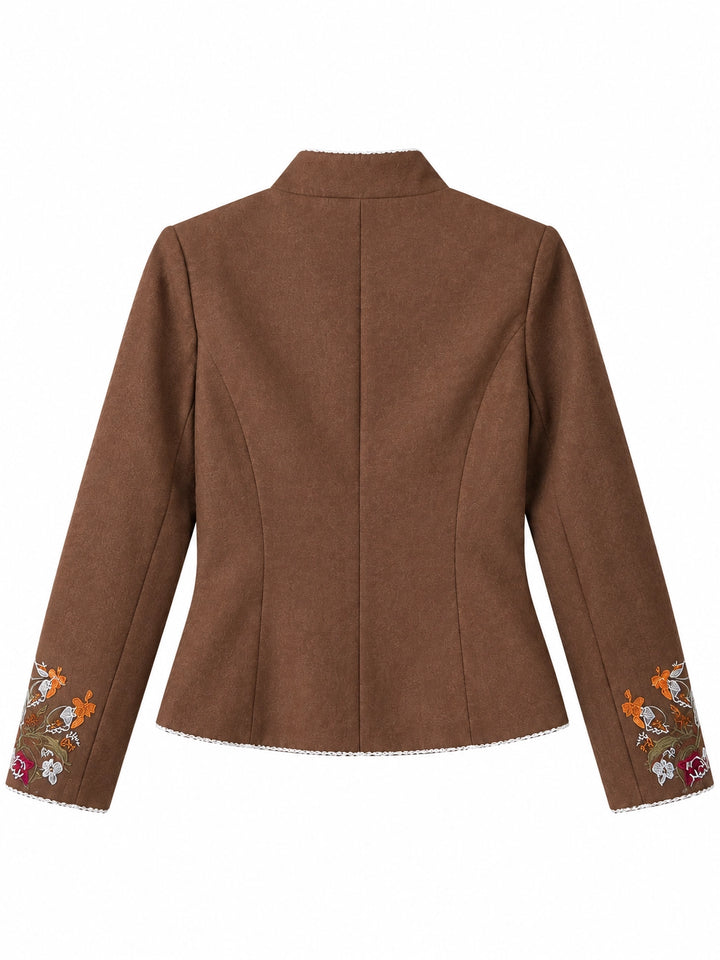 Chaqueta Bordada -Elegancia Floral