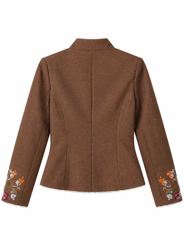 Chaqueta Bordada -Elegancia Floral