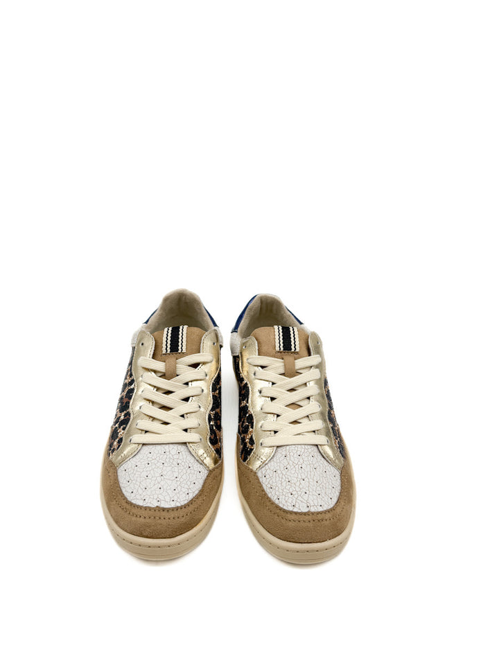 Zapatilla con Estampado de Leopardo Corina M5530