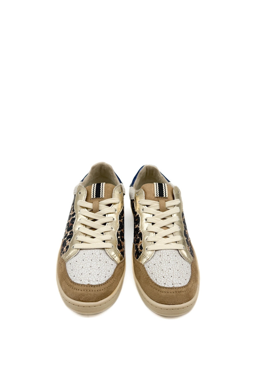 Zapatilla con Estampado de Leopardo Corina M5530