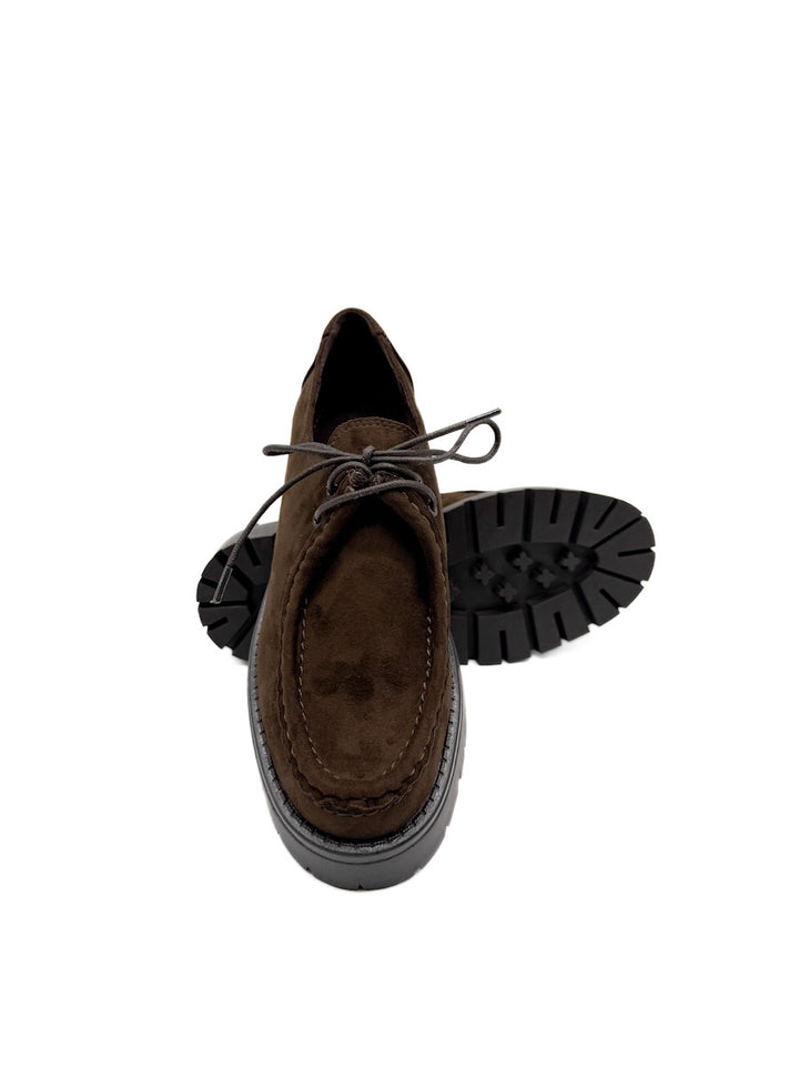Náutico de Antelina con Cordones y Suela de Plataforma Corina M5730