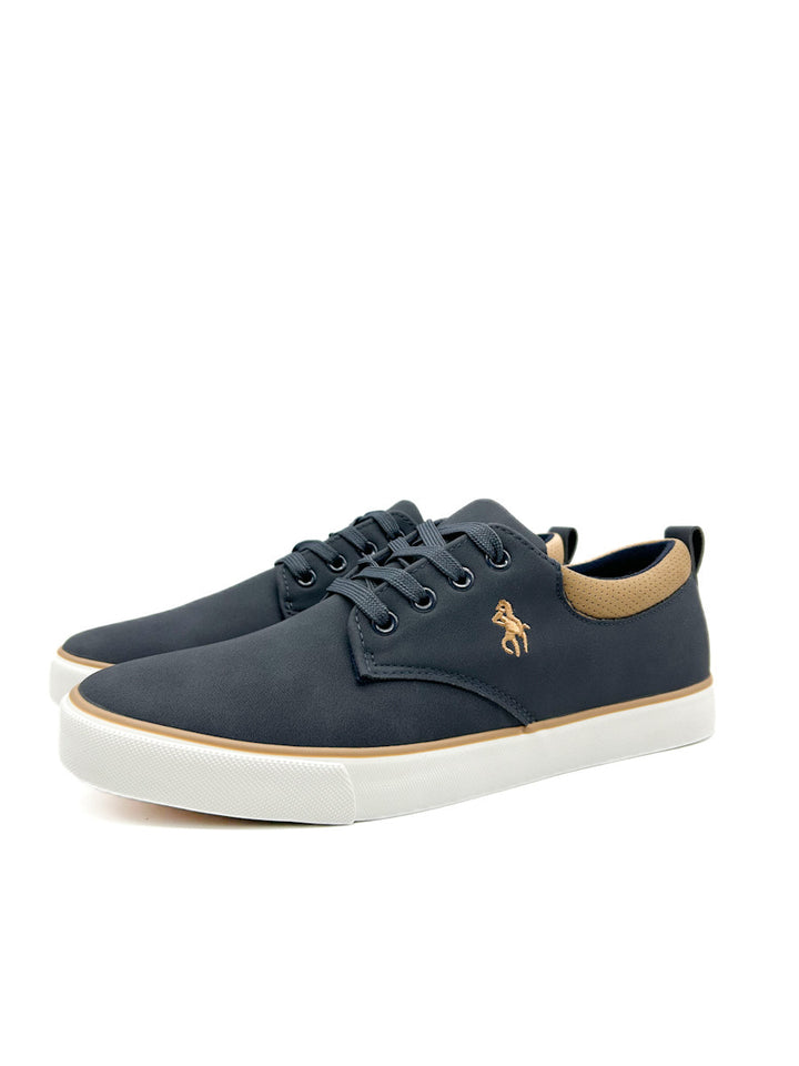 Zapatilla Baja Piel De Sintética Para Hombre