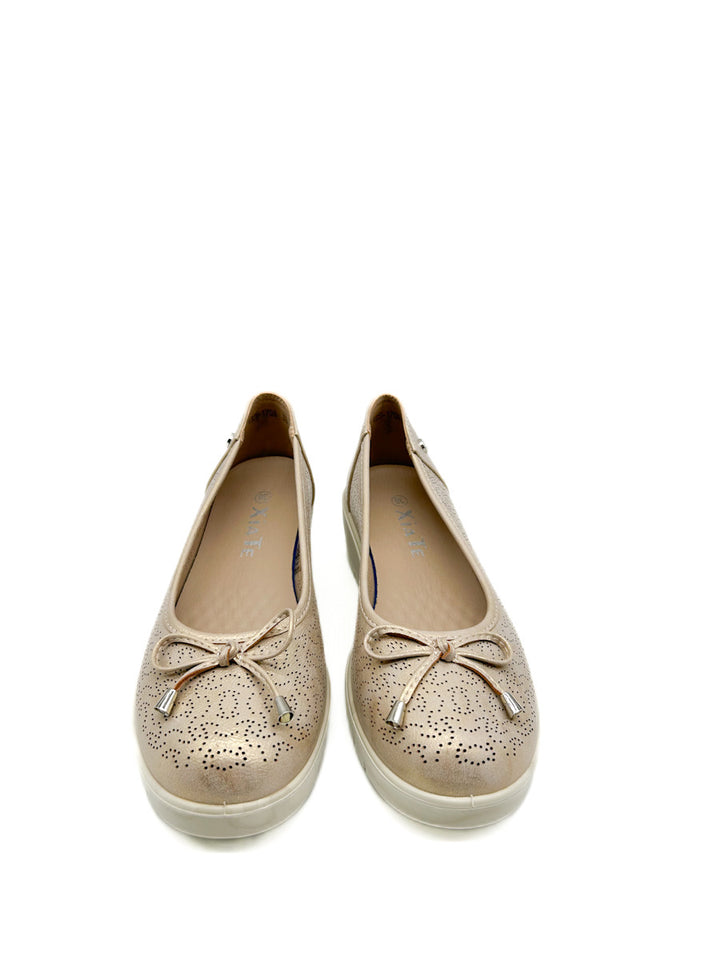 Zapato Cuña Baja Ligera Cómodo Para Mujer