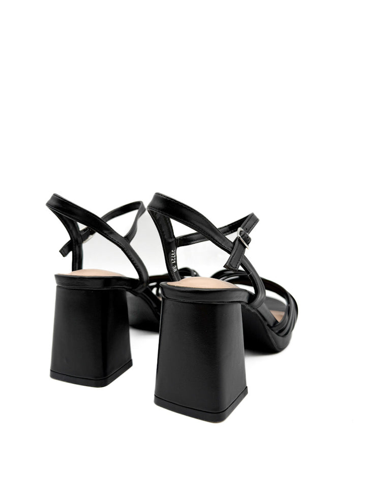 Elegantes Sandalias de Plataforma Tiras Cruzadas