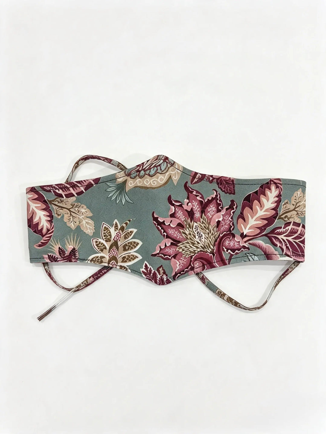 Fajín Reversible Floral con Lazadas – Estilo Boho Chic