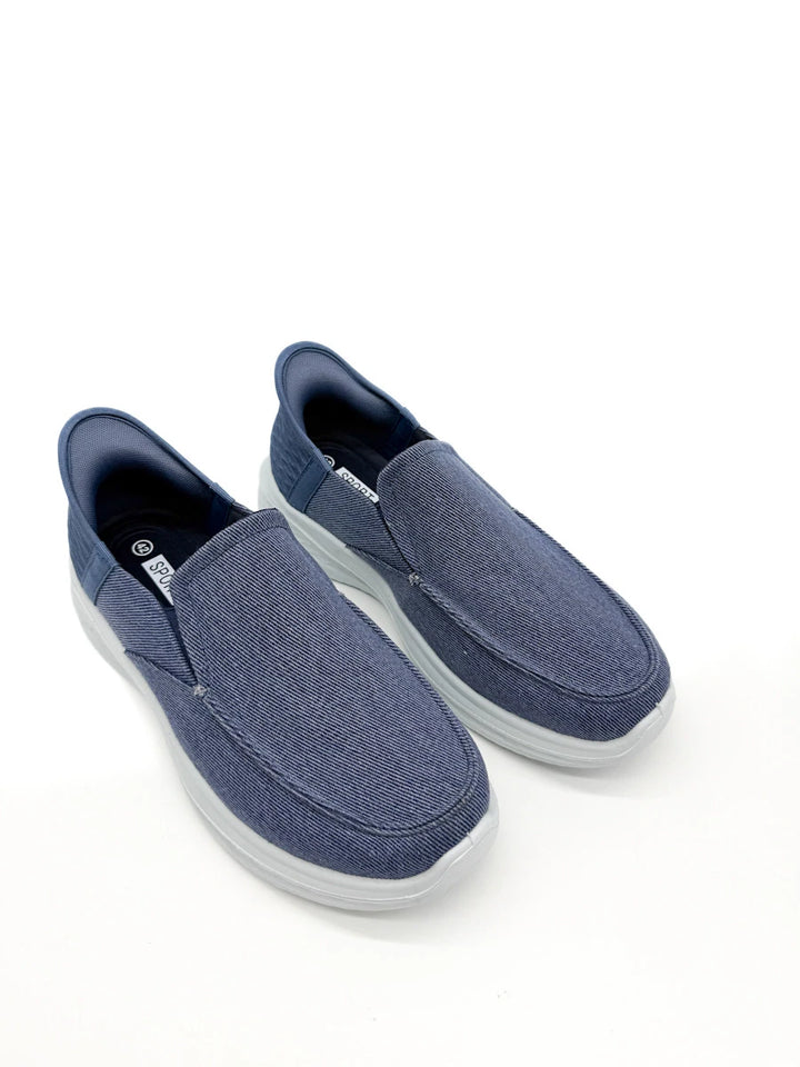 Mocasines Deportivos de Lona para Hombre Calzado Confort Slip-On