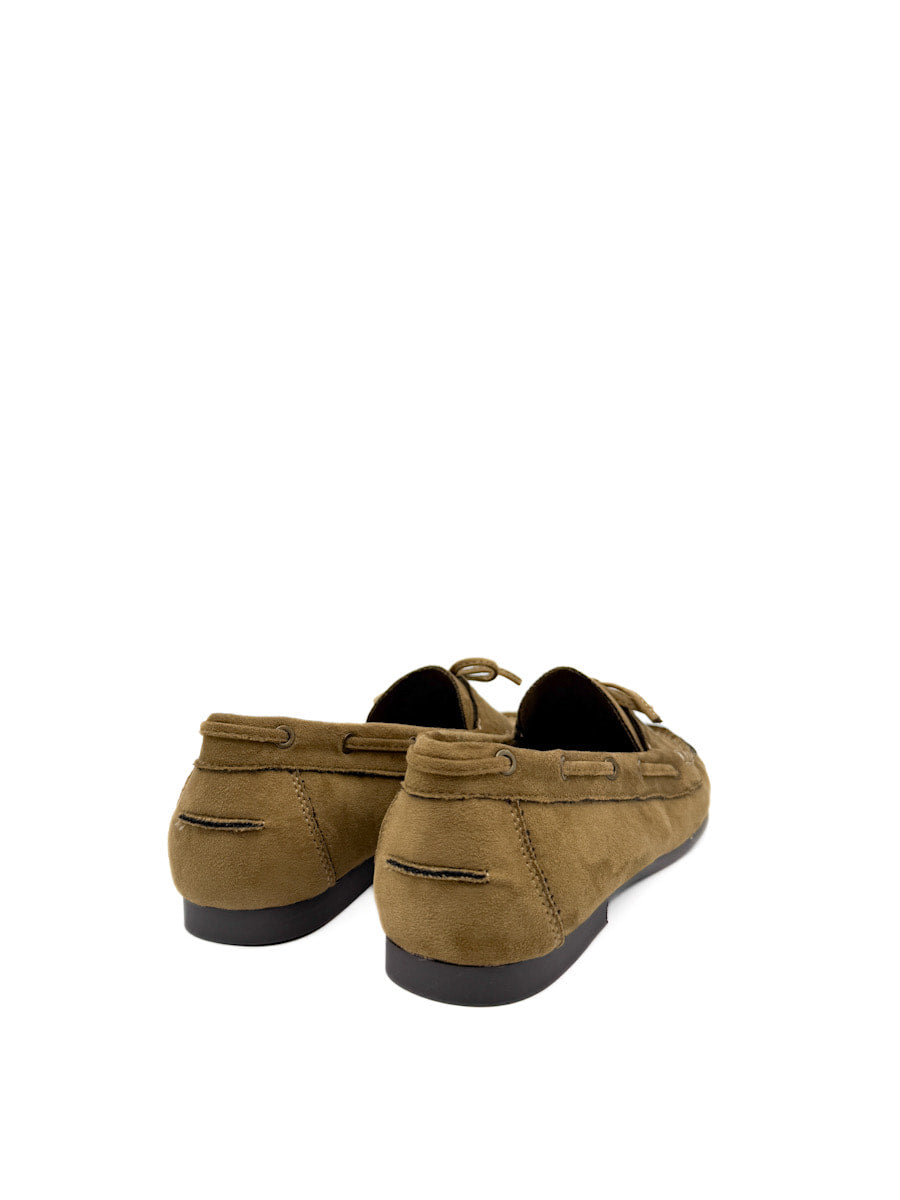 Mocasines Clásicos en Antelina Estilo Elegante Corina M5685